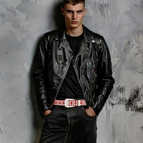 Bling Western Belts For Woman,Sparkly Rhinestone Bb Belt for Men Women Cowboys and Cowgirls4