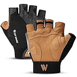 West Biking Fahrradhandschuhe Herren - Neu Gestaltet MTB Handschuhe Atmungsaktiv Rennrad Handschuhe Fingerlos, Rutschfestes Fahrrad Handschuhe Damen Sommer reflektierender kletterhandschuhe (M)