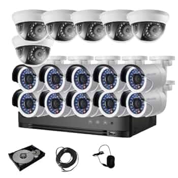 Amazon.co.jp: HIKVISION 防犯カメラ 16台 DVR 16ch HDD 6TB付き