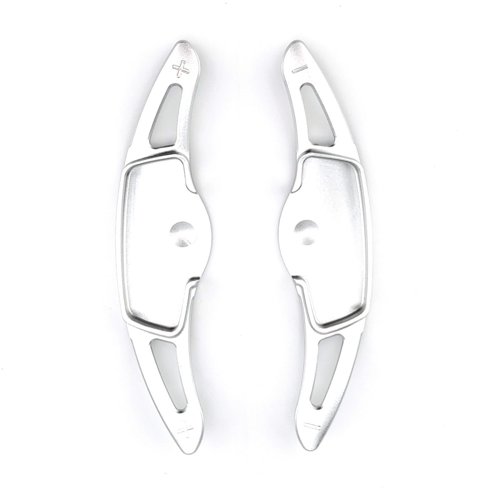 JUIVEEL Aluminum Steering Wheel Paddle Shifter Extension Cover Trim Steering Paddle Shifter Extension Compatible with Kia Sportage 2023-2025 Accessories (Sliver Style)