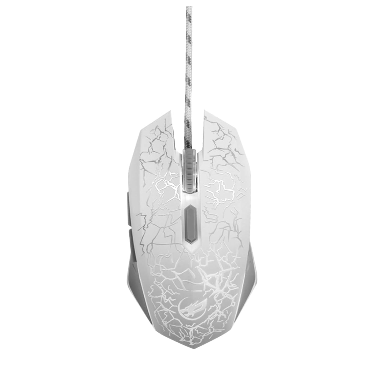 Gadpiparty 2pezzi Mouse Ottico Usb Per Gaming Con Impostazioni Dpi Pulsanti e Illuminazione Rgb Per Pc e Laptop Bianco