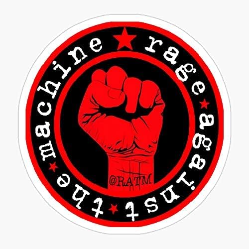Punk Rage Men Machine America Retro The Women RATM Against - Sticker Graphic - Waterbottles, Hydroflask, Laptops, Phones, Cars, Lockers, Binders Decal Sticker
