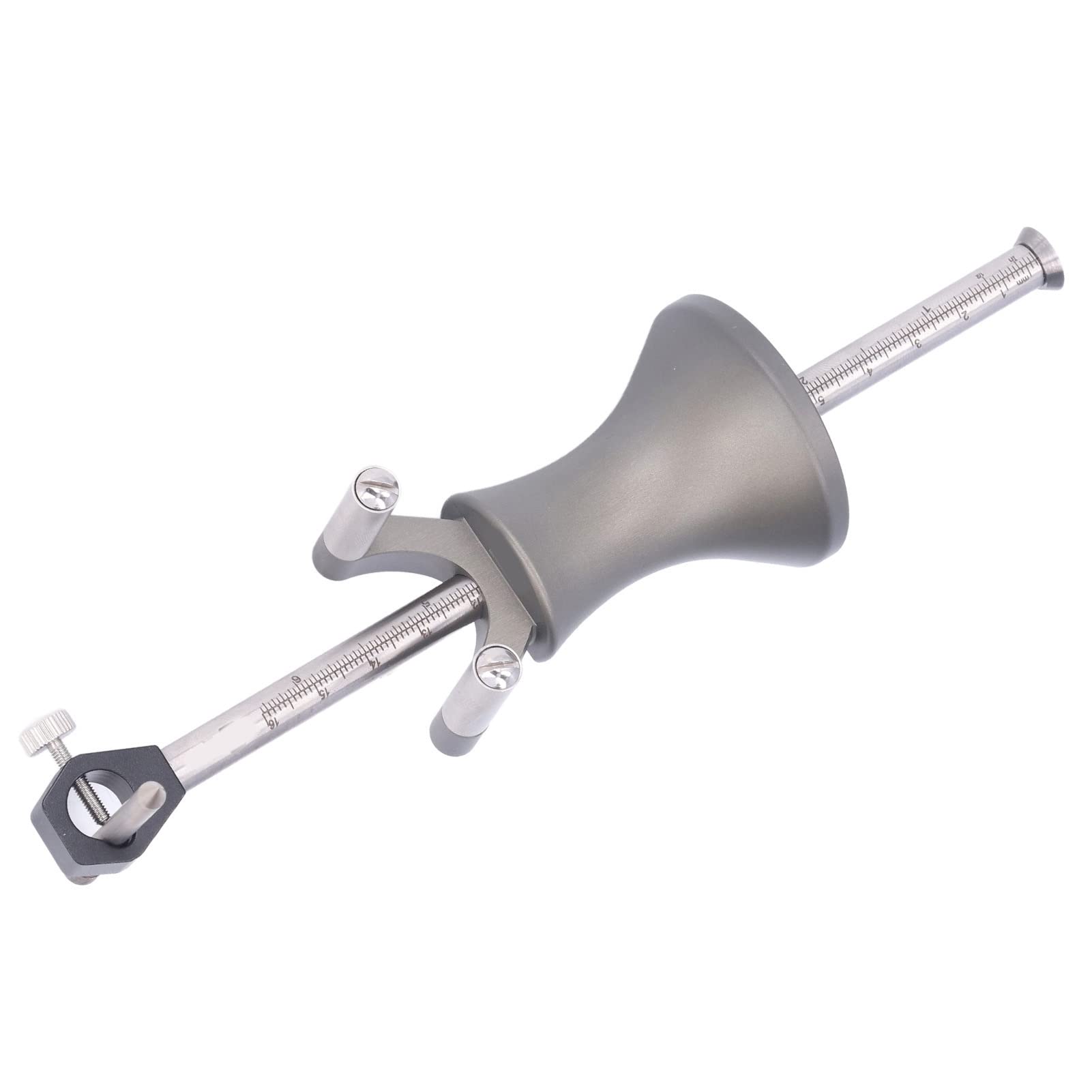 Herramienta de Trazado de Madera con Calibre de Marcado, Estructura Duradera de Aleación de Aluminio, Trazador de Doble Propósito para Carpintería y Manualidades, Ideal para Cerámica y