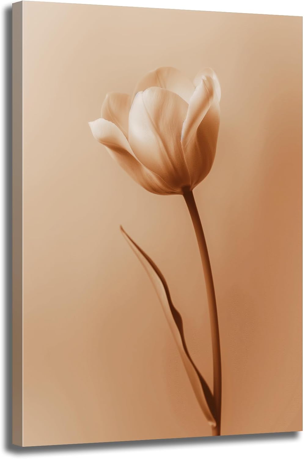 GLOKAKA Orchid Canvas Wall Art Pink Orchid Floral Wall Decor Elegant Blossom Abstract Flowers Picture Prints Modern Beautiful Flower Artwork for Dining Room Home Bedroom Decor