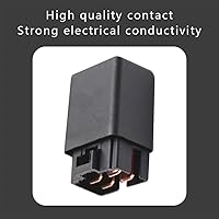 Vista 5 de 2 relés de automóvil, 4 pines 40/30 amperios, 12 V CC, impermeable, control de aire acondicionado, ventilador de radiador de A/C para automóvil