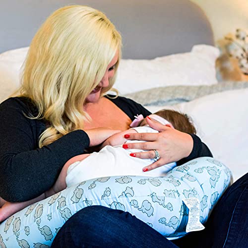 Nursit Nursing Pillow And Positioner, Hypoallergenic Breastfeeding Or Bottle Feeding, Perfect For Bonding With Baby, Machine Washable, Whale #TOP4