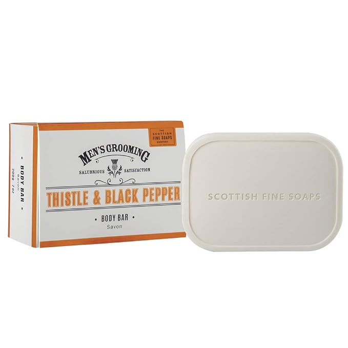 Scottish Fine Soaps Thistle & Black Pepper Body Bar 200g: Buy Online at Best Price in UAE