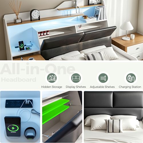 50% Off Kikihouse Full Size Platform Bed with Desk - Image 6