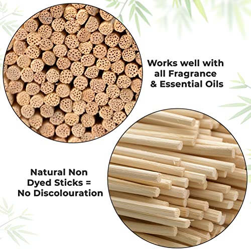 1St Deer Reed Diffuser Sticks – 100 Pcs Of Natural Rattan Essential Oil Aroma Refill Wood Sticks For Spa, Fragrance, Aromatherapy (24 Cm X 3 Mm) #TOP2