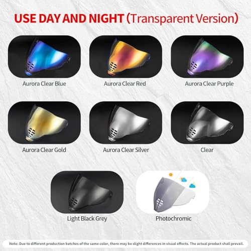 Image of PSLER IC-06 visor- Icon Airflite Face Shield Motorcycle Helmet Visor Accessories Replacement for Icon Airflite IC-06,Clear