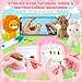 Fortuning's JDS Crochet Kit for Beginners, Amigurumi Crochet Animal Kits, Crocheting Kit for Starters Adult with Step-by-Step Video Tutorials, Animal Kits with Highland Cow, Lion, Bunny
