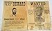 Set of 12 Reproduction Old West Wanted Reward Posters by Collectible Badges