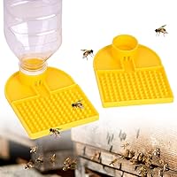 Bienen Wasser Feeder,Shibida 10PCS Bienentränke Bienen Eingang Feeder Flüssigkeit Fütterungsanlage Wasserspender Bienenstock Trinkschale Kunststoff Imkereibedarf Bienenfütterung Eingang Trinkschale