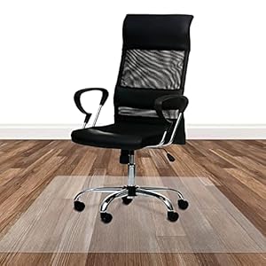 NOVA FORMA Vloerbeschermingsmat DURA-MAT, polycarbonaat – transparante stoelmat voor harde vloeren – beproefde bureaustoel onderlegger voor betrouwbare vloerbescherming (100×120 cm)