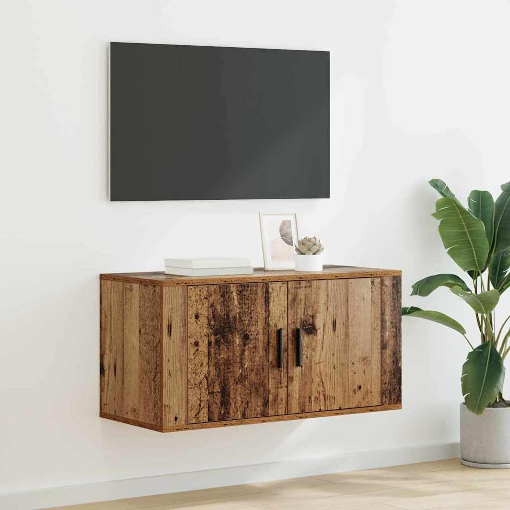 Meuble TV mural compact pour ranger vos consoles et câbles de salon