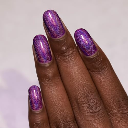 Image of ILNP Kings & Queens - Saturated Burgundy Holographic Nail Polish