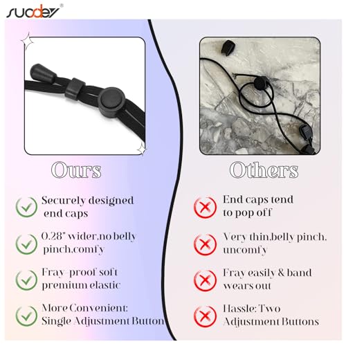 SUOSDEY 2pcs Crop Tuck Band Women Adjustable Crop Top Band Elastic Stretch Waist Belt for Tucking Shirt Sweater2