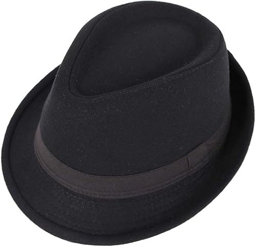 Miniatura 2 de Unisex Timelessly Classic 20s Trilby Fedora Sombrero Hombres Mujeres Short Brim Panama Jazz Cap Manhattan