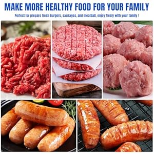  Metal-Food-Grinder-Attachments-for-KitchenAid-Stand-Mixers-Meat-Grinder-Sausage-Stuffer-Perfect-Mixer-Attachment-for-KitchenAid-Mixers-15pcs-Meat-Grinder-Accessories-Set-Silver