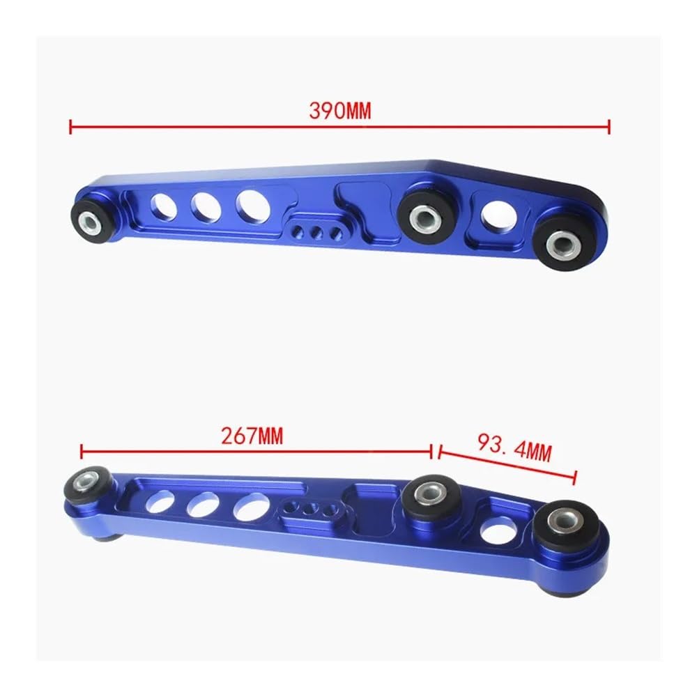 Wahacz samochodowy Aluminiowe WAHACZA DO EG 92-95 PRAWDZIWE DOLNE WAHACZA LCA Wahacz EG z przegubami kulowymi i narzędziem pomocniczym(Black)