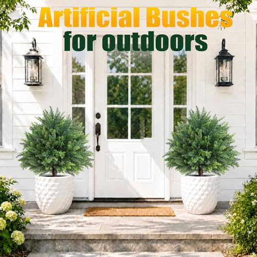28'' Artificial Cedar Topiary Ball Trees - image 5