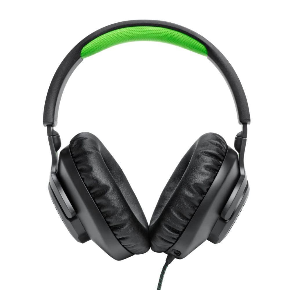 Sponsored Ad – JBL Quantum 100X Wired Over-Ear Gaming Headset in Black and Green, with Detachable Boom Mic, Made for Xbox,...