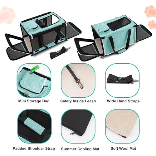 image for GAPZER Small Dog Carrier for Puppy Yorkshire Softshell Car Transport C