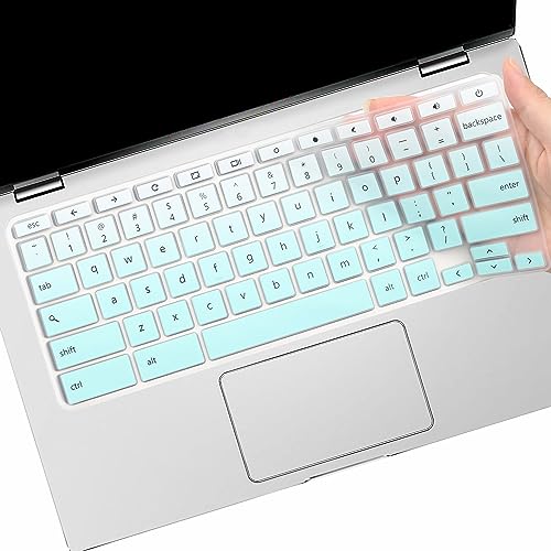 Protector de teclado para Dell Chromebook 11.6 a 14 US MintGreen miniatura 1