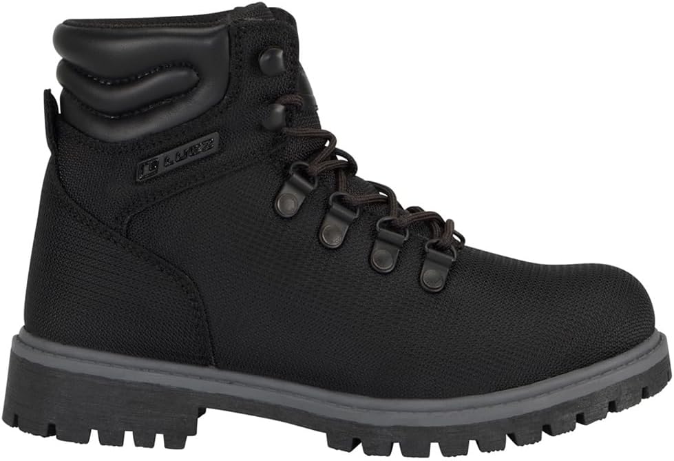 Lugz Women's Grotto Ii Lace Up Hiking Boots Fashion 7.5 Black/Charcoal