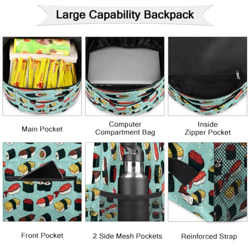 Sac à dos grand volume avec compartiment PC idéal pour le voyage et l'école