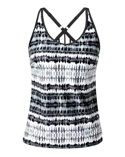 Yonique Womens Tankini Top Only Athletic Swim Top Modest Tankini Swimsuit No Bottom3