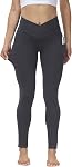 ALONG FIT Leggings for Women with 3 Pockets Buttery Soft High Waisted Yoga Pants Non-See-Through Full-Length Tights