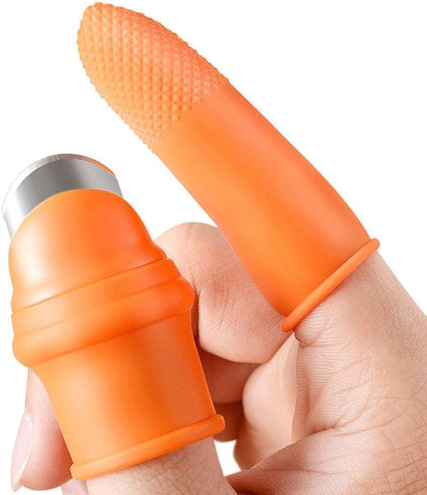 NexusPulse Silicone Thumb Knife Set for Fruit and Vegetable Picking Multicolor Manual 1 Set Portable Garden Tool for Potted Plants Trim