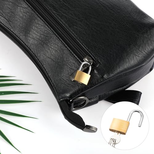 Image of 6 Pcs Luggage Locks with Keys, Solid Brass Keyed Padlock Suitcase Locks Gym Locker Lock with Key Storage Pad Lock for Locker Gym Gate Outdoor Indoor Use