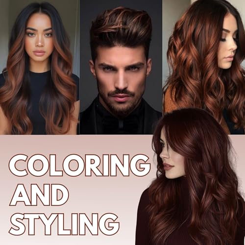 Image of Temporay Hair Color Wax | Metallic Shine | For Men & Women | DIY Instant Hair Color | Temporay Color 1 Day 1 Wash | No Ammonia, Bleach & Damage | Chocolate Brown - 100 gram
