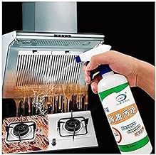 DUKAAN 500Ml Kitchen Cleaner Spray Oil & Grease Stain Remover For Gas Stove, Chimney BBQ Exhaust Fan Non-Flammable Nontoxic Magic Degreaser Liquid Spray for Grill & Home glow all surface cleaner spray