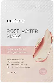 Máscara Facial com Água de Rosas - Rose Water Mask 8g