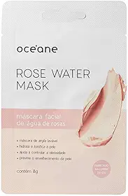 Máscara Facial com Água de Rosas - Rose Water Mask 8g
