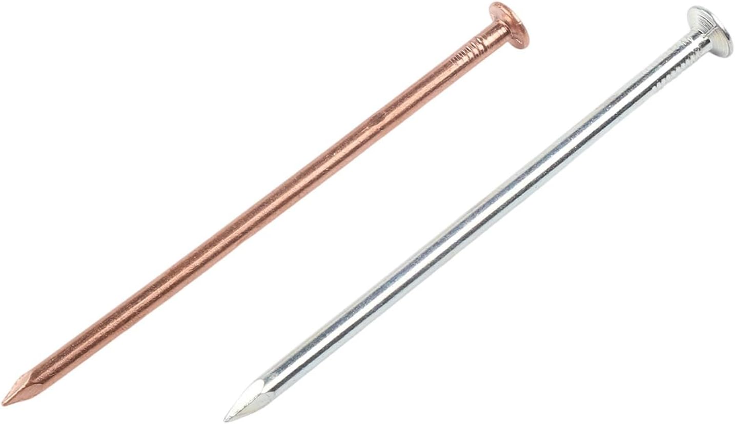 Copper Tree Killing Spikes for Stump Removal, 4 Inch Heavy Duty Landscaping Nails with Stainless Steel Drill Bit, Eco Friendly Root Destruction Hardware Set in