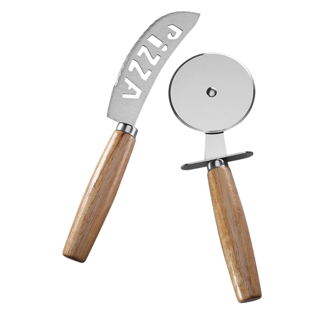 Hemobllo 2Pcs Pizza Cutter with Ergonomic Handle Multi Functional Baking Tool for Effortless Pizza and Pastry Cutting present for Baking Enthusiasts