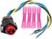 APDTY 112687 Wiring Wire Harness Pigtail Connector (For Use With 4-Wire or 2-Wire; Round Female Fits APDTY 015325 Vacuum Pump; AC Compressor AC Pressure Switch Baro Pressure; WPT169, 1U2Z14S411AEA)