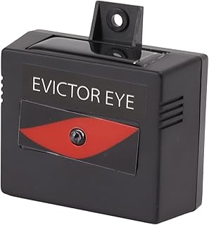 Chicken Coop Animal Repellent, Solar Powered Animal Repeller, Solar Rechargeable Nocturnal Animal Deterrent Light Repeller Eye for Coyote Weasel Cat