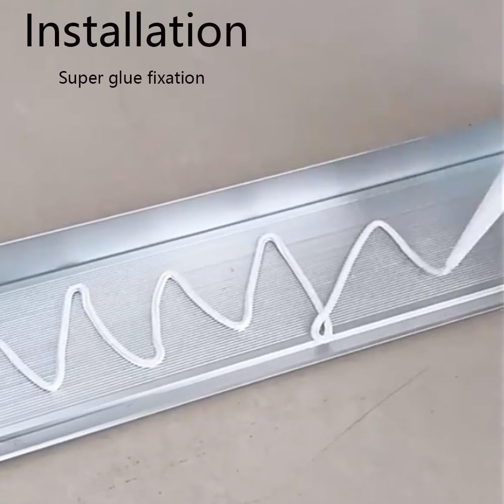 Cantos Escaleras Tiras Azul Tira Antideslizante Para Borde Escalonado Protección De Esquinas, Perfil De Borde De Escalera Con Tira De PVC, Perfil De Protección Para Borde Para Escalones(Blue,1