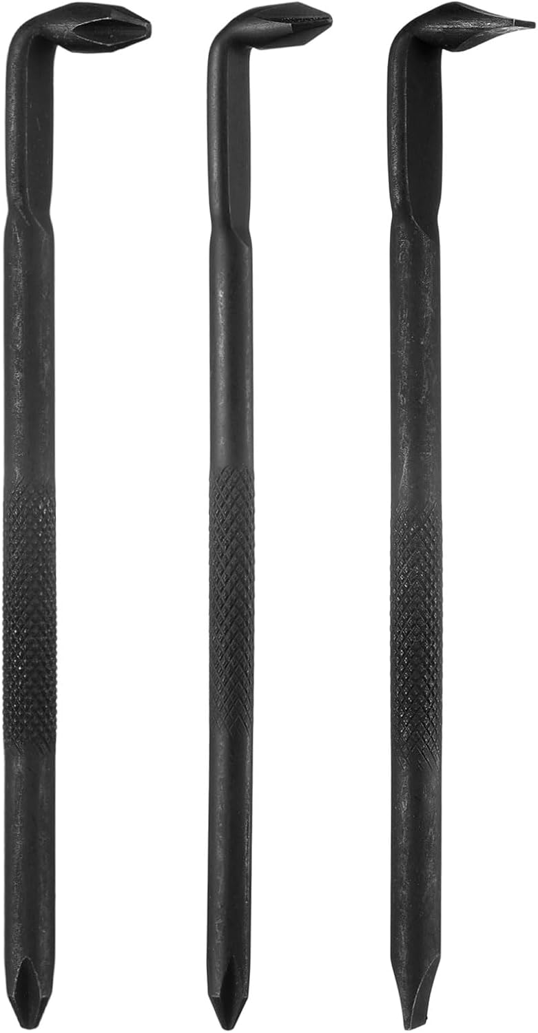 HARFINGTON 3pcs Offset Screwdriver Set PH2 PH1 SL6 Phillips Cross Head Right Angle 90 Degree Screw Driver Double Ended L-Type Hand Tool for Home Appliance Repair, Black