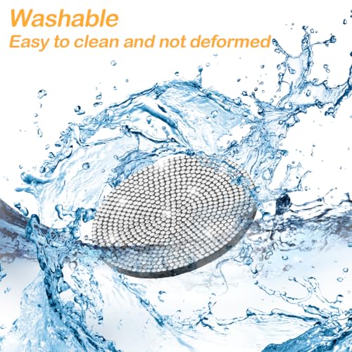 Image of Osilly Bling Car Cup Holder Coaster, 2 Pack Crystal Rhinestone Anti-Slip Insert Coasters, Universal 2.75 Inch Fashion Automotive Cup Mat, Car Interior Accessories Decor Gifts for Women (White)