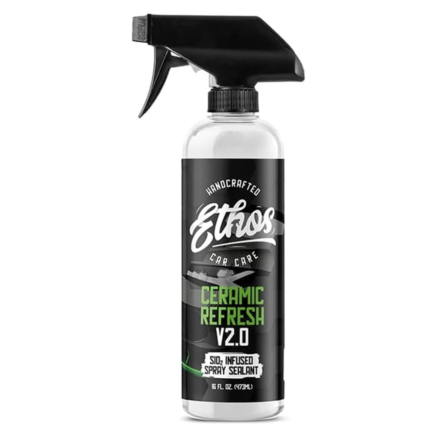 Ethos Ceramic Refresh – Ceramics Coating Spray & Ceramic Sealant for Instant Gloss – Paint Restorer with 6+ Months Car Sealant Protection – SiO2 Spray for Car Detailing