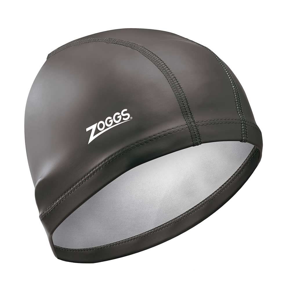 Zoggs Nylon-Spandex Cap Swim Cap, Adult Unisex, Black (Black), One Size