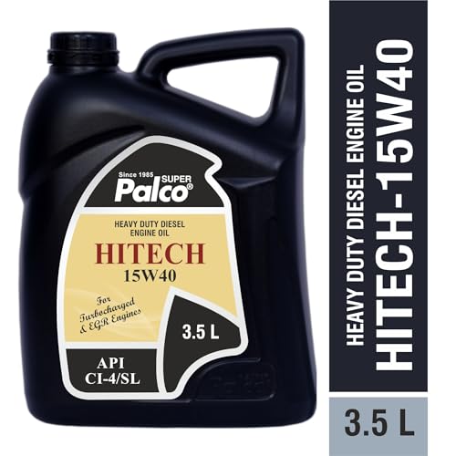 Image of PALCO HITECH 15W40 API: CI4 / SL Heavy Duty Diesel Engine Oil Synthetic Technology | Maximum Power & Superior Protection | For SUVs, MUVs & Crossovers | 3.5 Litre (Pack of 1)