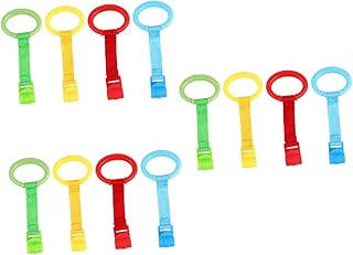 TOYANDONA 12Pçs Anel De Puxar Para Cama De Bebê Anéis De Berço Para Bebê Anéis De Pé Para Bebê Ajudante De Pé Anel De Berço Para Bebê Armação De Ginástica Berço Cama Anéis De Mão