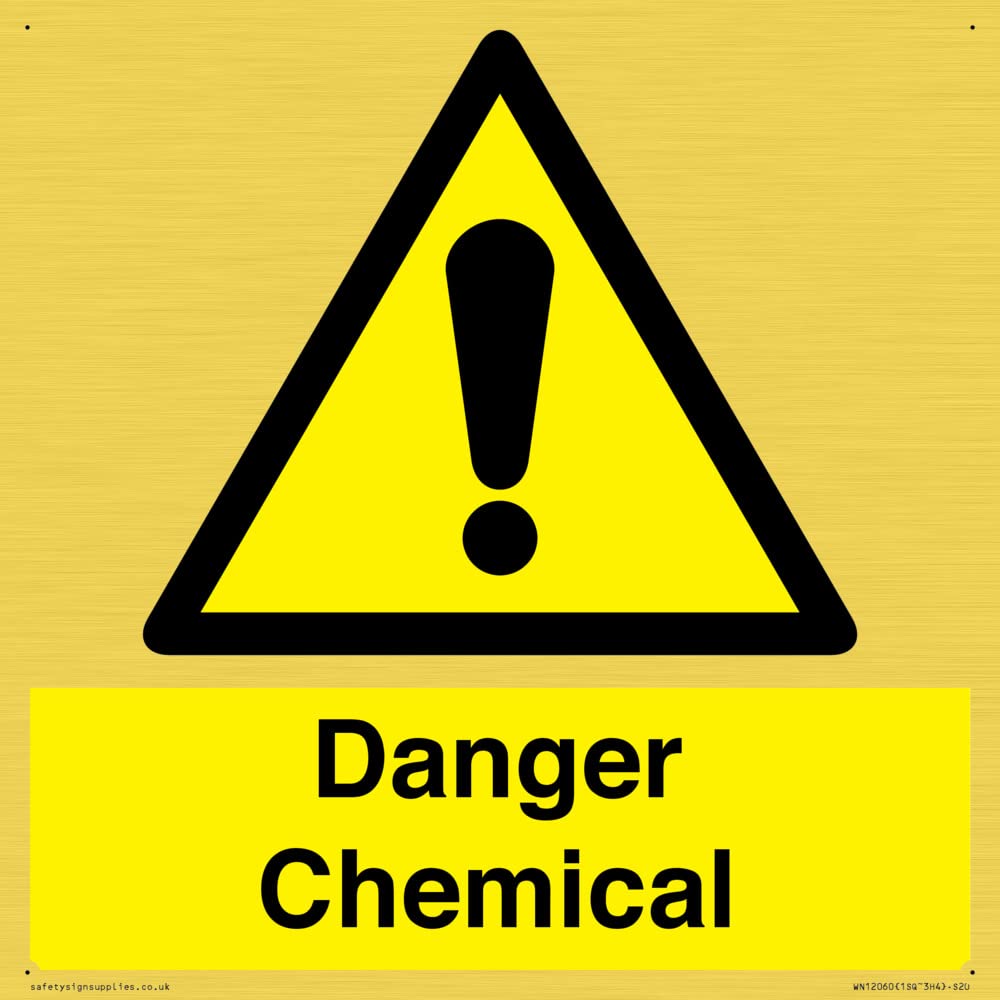 Danger Chemical Sign - 200x200mm - S20